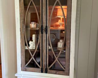 Gorgeous solid wood curio cabinet purchased from Liddon Furniture