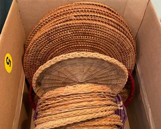 rattan baskets