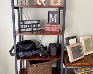 Canon 35mm camera, Sony camcorder