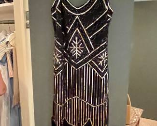 beaded dress