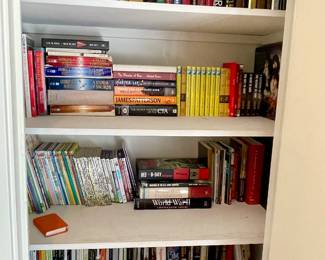 books (Hardy Boys, Nancy Drew, Little Golden books)