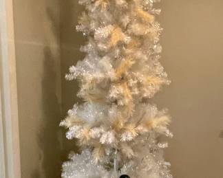 white Christmas tree