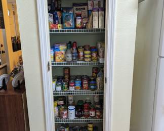 LOTS of Canned and Boxed Food.