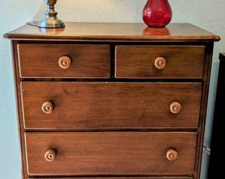 6 Drawer Dresser - $100 - 31.5" wide, 18.25" deep, 45" tall.