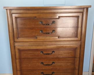 GREAT Thomasville 5-Drawer Tallboy - $300 - 38" wide, 19.75" deep, 46" tall - has matching dresser sold separately.