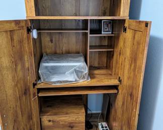 Another view - Storage Unit / Printer Cabinet (printer and cable is not included.