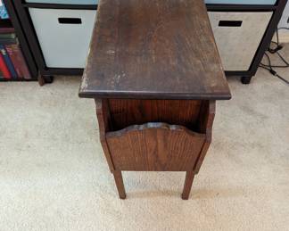 Another view of Antique Side Table.