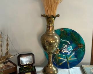 Brass Looking Vase