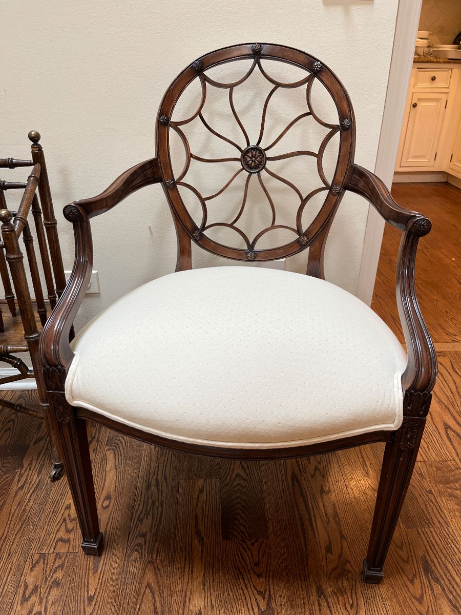 (2) Hepplewhite armchairs - $400 each