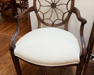 (2) Hepplewhite armchairs 