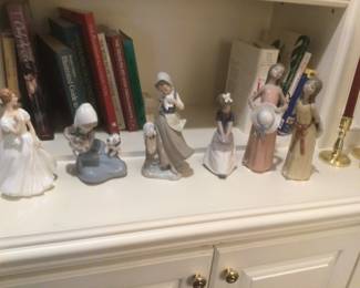 Lladros and a Royal Doulton figures