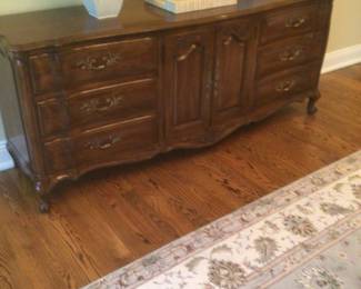 Country French triple dresser