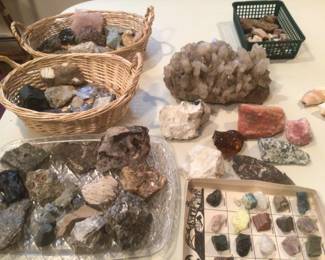 Rocks, crystals
