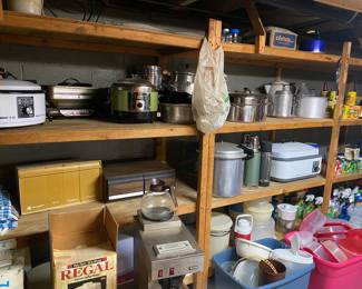 Bun Coffeemaker, Roasters, Crockpots, Pressure Cooker, Canning Water Bath Pots, Tupperware and more