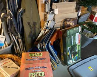 Camping Gear, Camping Chairs, Coleman Camp Stove, Turkey Fryer
