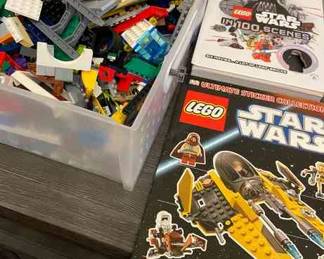 Lot 3 Legos And A Star Wars Lego Sticker Book And More