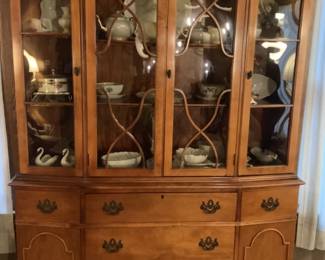 China closet filled with lenox