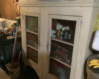 Vintage glass front cabinet