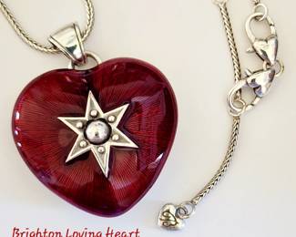Brighton Loving Heart convertible, reversible locket necklace