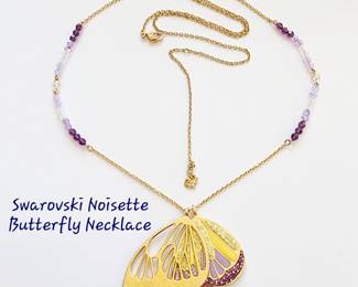 Swarovski Noisette Butterfly Necklace