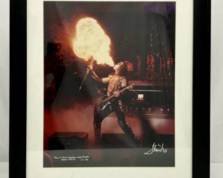 Gene Simmons 1997 photo, signed by photographer