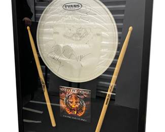 Journey Drum Head & Signed Memorabilia 