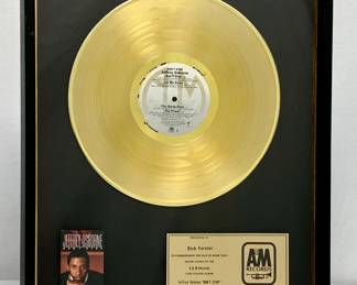 Jeffery Osbourne Gold Record Display