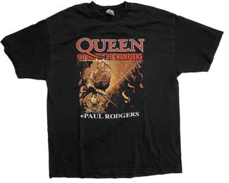 Queen + Paul Rodgers Return of the Champions Concert T-shirt
