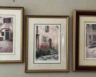 Italy Beverly Reordan Signed  Numbered Art