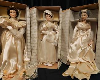 Ashton Drake Galleries Vintage Bridal Dolls 