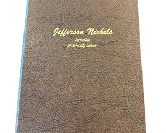 World Coin Library Jefferson Nickel Folio Partially Filled