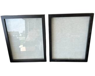 2 Glass Top 12x15" Display Cases Shadow Boxes
