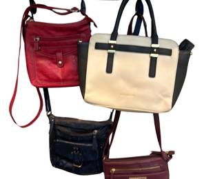 4 Purses 1 Liz Claiborne Handbag 2 Leather