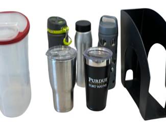 Rubbermaid Cereal Canisters Magazine Files + Ello Water Bottle & More