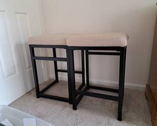 two wayfair counter stools