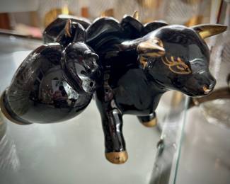 Vintage black sheep salt & pepper