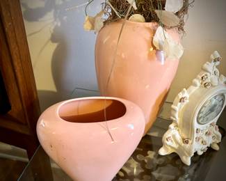 Several vintage Haegar vases