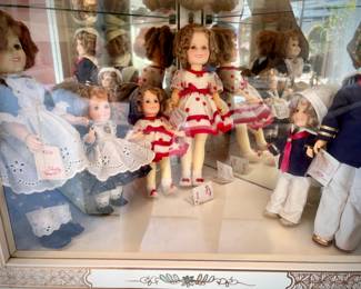Shirley Temple  collectible dolls in two sizes
