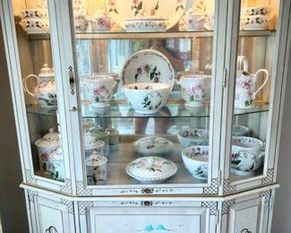 Chinoiserie ivory display cabinet