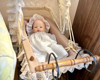 Vintage doll pram