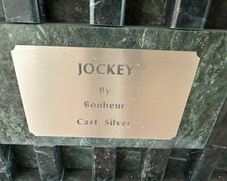 Bonheur Silver/White Bronze Jockey