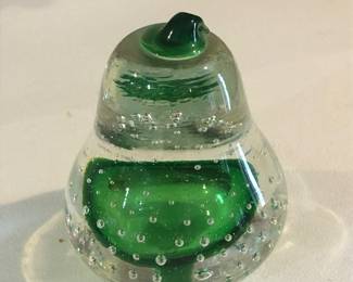 Lefton pear paperweight 