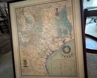 Collection of Texas Maps and Memorabilia