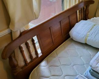 Full size bed frame & mattress