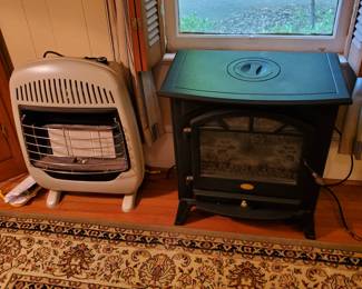 Feature Comfort Gas Heater & Charmglow Electric Heater