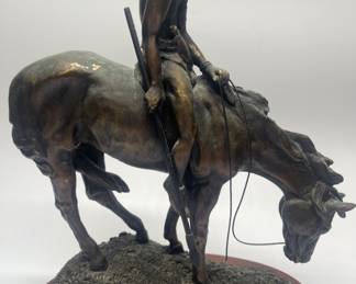 Bronze Trails End Statue - 2000 Morrison Montana