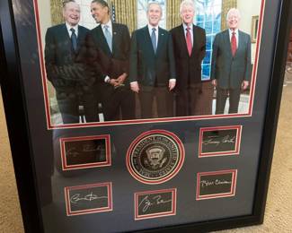 5 US Presidents- Bush, Obama, Clinton, Carter, HW Bush 