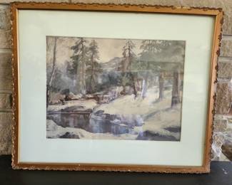 PICTURE IN OLD FRAME