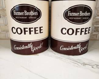 VINTAGE COFFEE CANISTERS