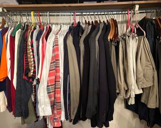 Clothing by Polo, Carhart, Cremieux, Oak Hall,  more